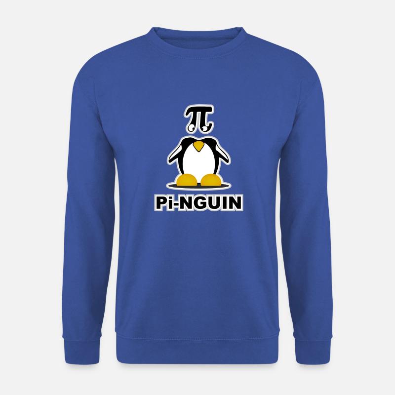 Mathe, Mathematik, Pinguin, Schule, Pi, Lehrer, - Unisex Pullover - Royalblau