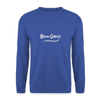 Handsome Kid - Unisex Sweatshirt - royal blue - Front - Alina (178cm) & Michal (187cm)