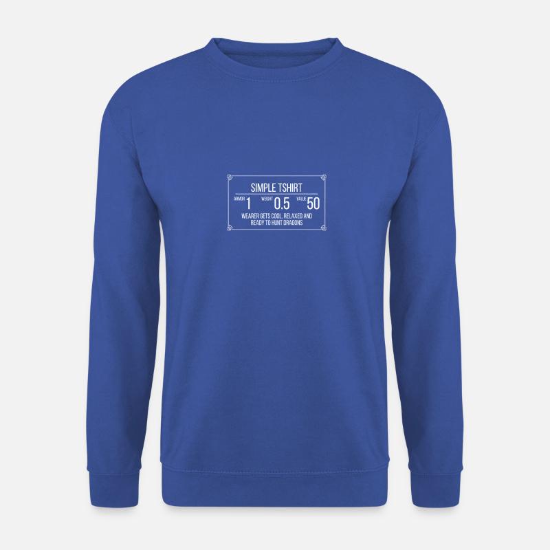 Drachenjäger Tunika - Unisex Pullover - Royalblau