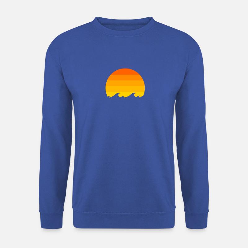 Sonnenuntergang am Meer - Unisex Pullover - Royalblau