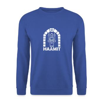 Haamit Arzgebirg Monts Métallifères Cadeau Ange - Sweat-shirt Unisexe - bleu royal - Devant - Alina (178cm) & Michal (187cm)