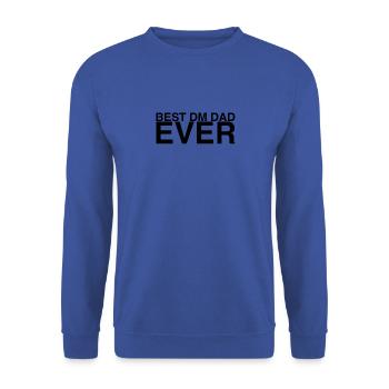 Dungeon Dad Papa board game Fanaty - Unisex Sweatshirt - royal blue - Front - Alina (178cm) & Michal (187cm)