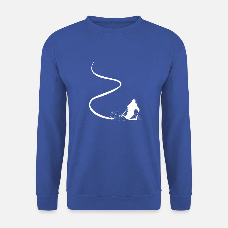 Skispuren - Unisex Pullover - Royalblau