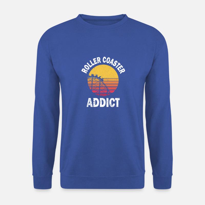 National Roller Coaster Day - Unisex Pullover - Royalblau