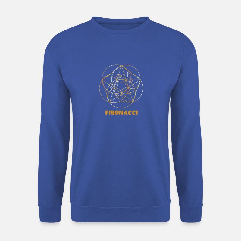Leonardo Fibonacci Mathematician Math Series Sequence - Unisex Sweatshirt - royal blue