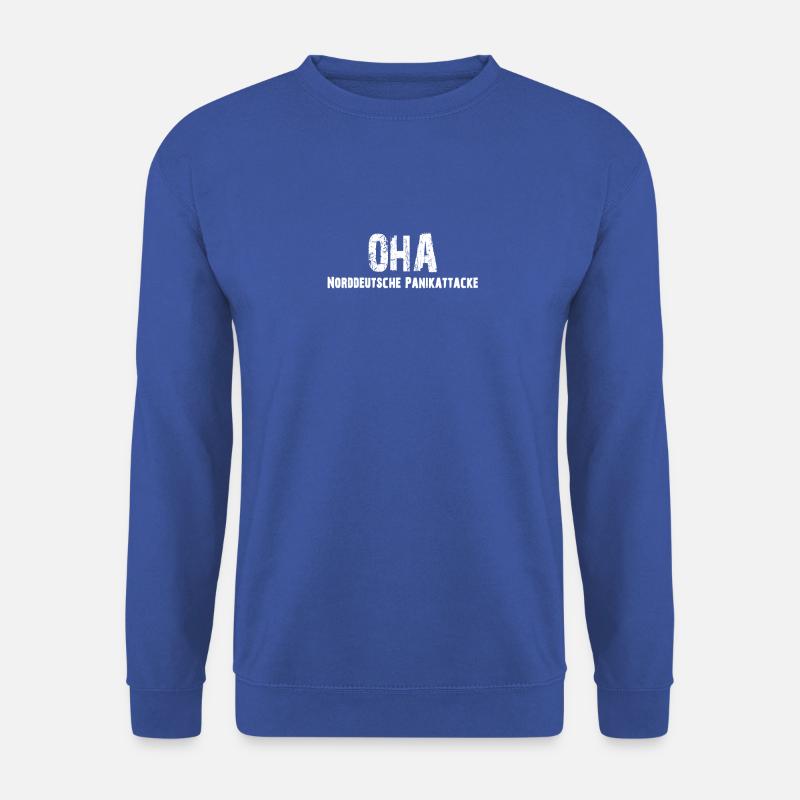 Oha - norddeutsche Panikattacke - Unisex Pullover - Royalblau