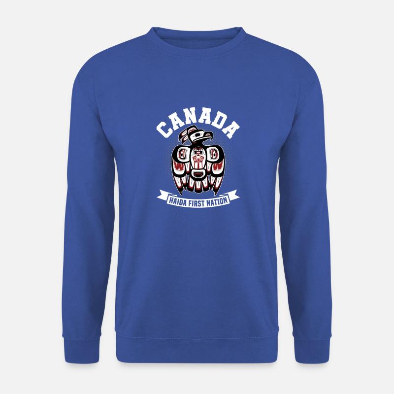 Canada Native Haida "Eagle" - Unisex Sweatshirt - royal blue