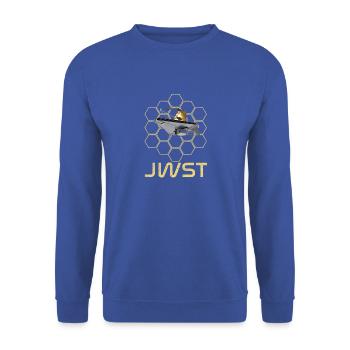 jwst James Webb Space Telescope - Unisex Sweatshirt - royal blue - Front - Alina (178cm) & Michal (187cm)