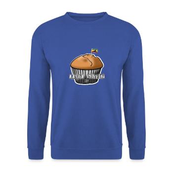 Ragga Muffin (Zion's Fiction) - Unisex Pullover - Royalblau - Vorne - Alina (178cm) & Michal (187cm)