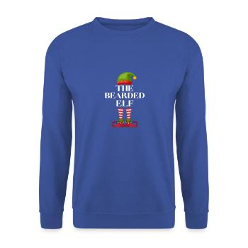 Bartelf Matching Familiengruppe Weihnachtsfeier - Unisex Pullover - Royalblau - Vorne - Alina (178cm) & Michal (187cm)