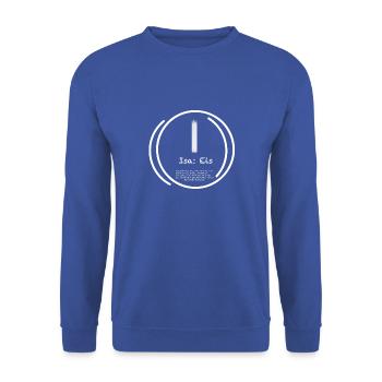 Nordische Mythologie - Unisex Pullover - Royalblau - Vorne - Alina (178cm) & Michal (187cm)
