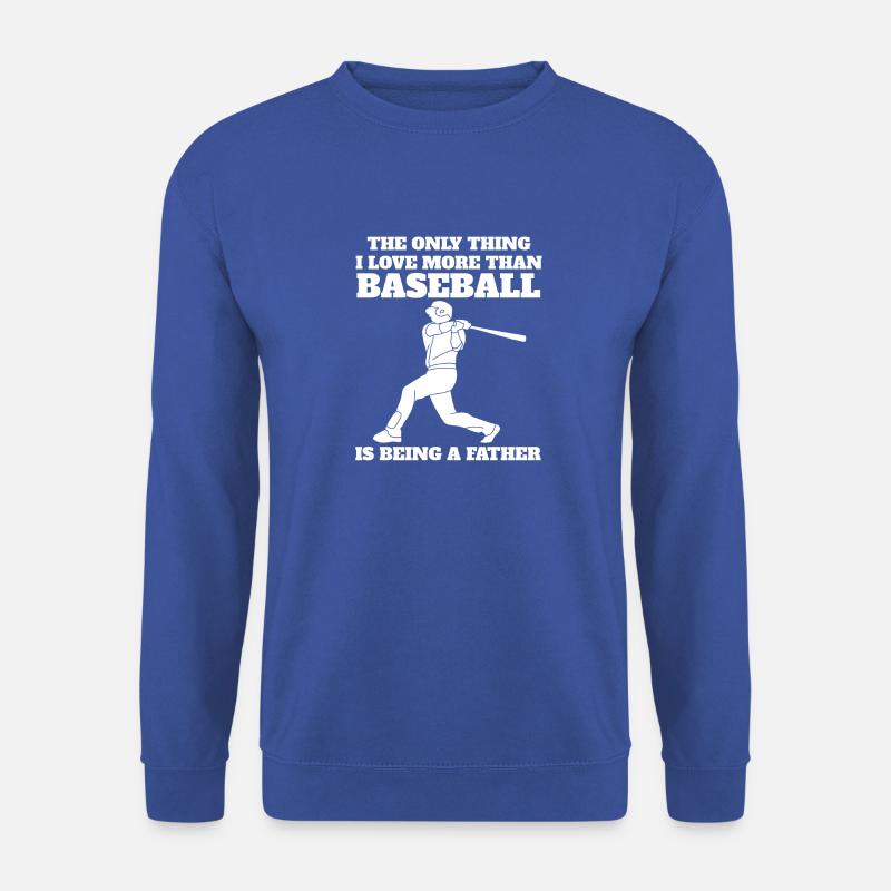Baseball Dad Baseballspiel Baseballliebhaber Vater - Unisex Pullover - Royalblau