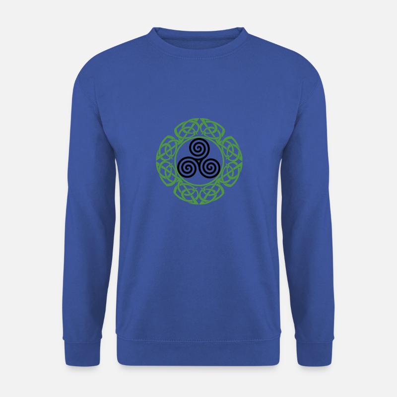 Celtic Irland Wikinger Keltisch Knoten Muster Baum - Unisex Pullover - Royalblau