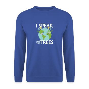 Earth Day Earthday Environmental Protection Environment Nature - Unisex Sweatshirt - royal blue - Front - Alina (178cm) & Michal (187cm)