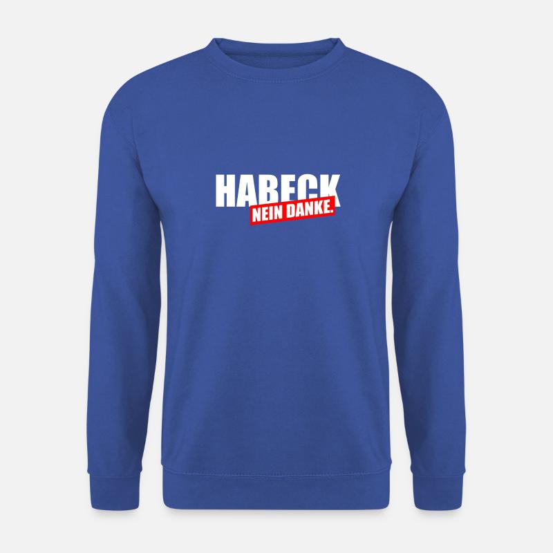 Habeck Nein Danke - Unisex Pullover - Royalblau