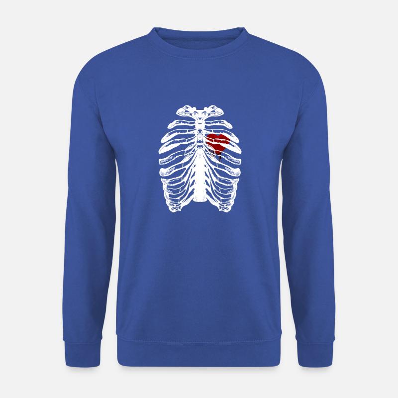 skeleton - Unisex Sweatshirt - royal blue