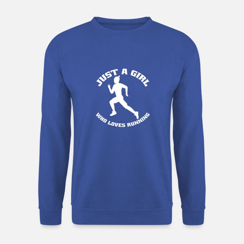 Jogging fit jogging run cardio training run - Sweat-shirt Unisexe - bleu royal