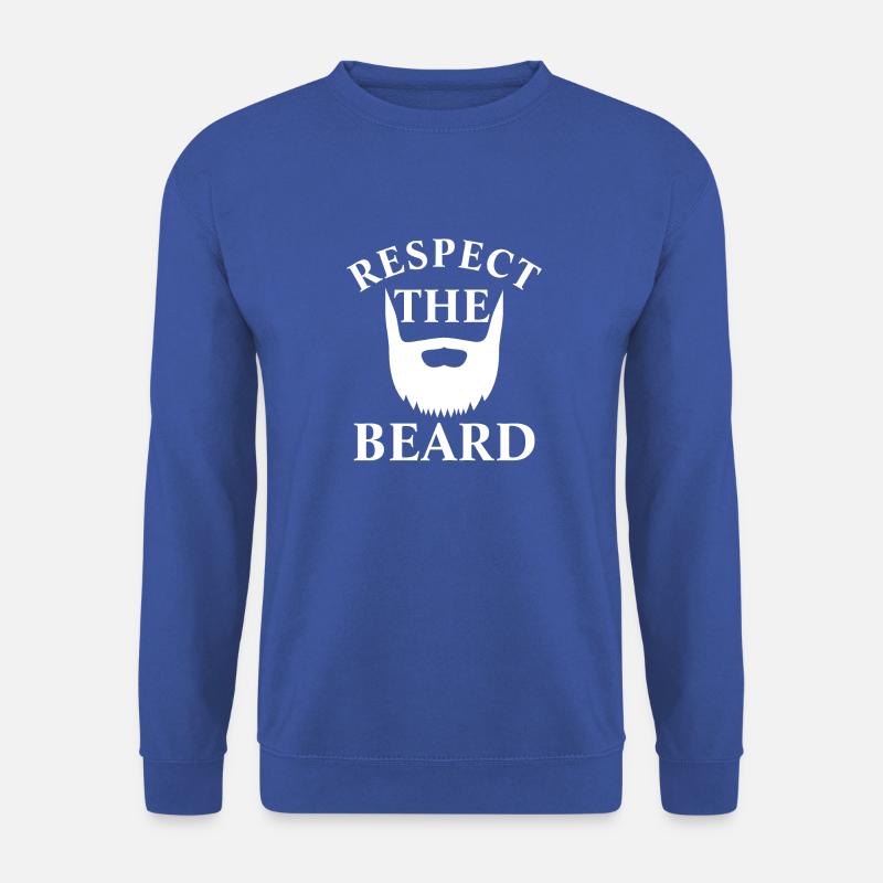 Respektiere den Bart - Unisex Pullover - Royalblau