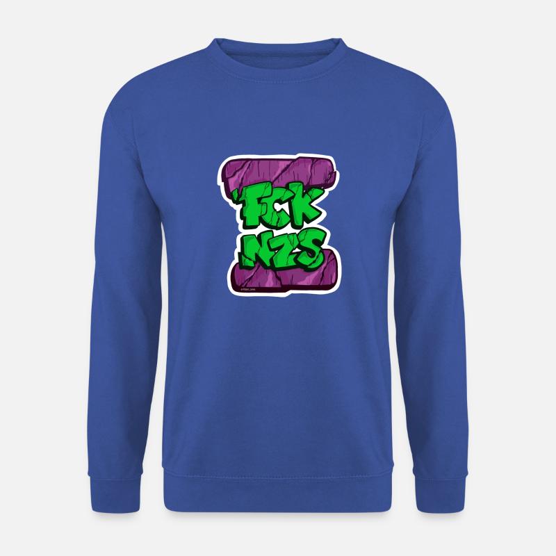 FCKNZS purplegreen - Unisex Pullover - Royalblau