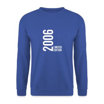 Édition limitée 2006 - Sweat-shirt Unisexe - bleu royal - Devant - Alina (178cm) & Michal (187cm)