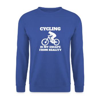 VTT Cyclisme Cyclisme Cyclisme - Sweat-shirt Unisexe - bleu royal - Devant - Alina (178cm) & Michal (187cm)