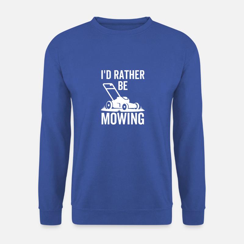 Ich mähe lieber - Unisex Pullover - Royalblau