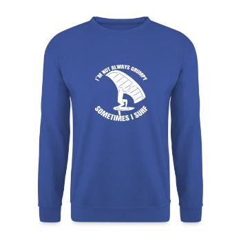 Planche à voile Kitesurfer Kitesurf Windsurfer - Sweat-shirt Unisexe - bleu royal - Devant - Alina (178cm) & Michal (187cm)
