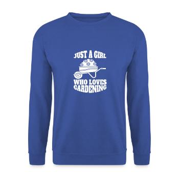 Gardener Gardening Garden Gardening Hobby Gardener - Unisex Sweatshirt - royal blue - Front - Alina (178cm) & Michal (187cm)