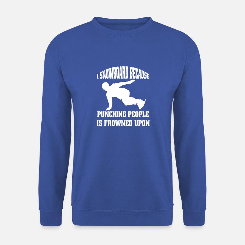 Snowboardfahrer Snowboard Geschenk Snowboardsport - Unisex Pullover - Royalblau