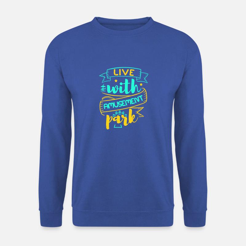 LEBEN MIT VERGNÜGUNGSPARK - Unisex Pullover - Royalblau