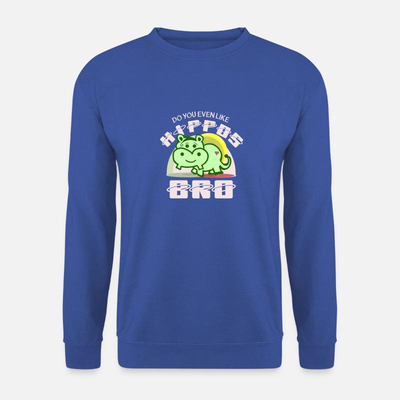 Nilpferd Spruch - Unisex Pullover - Royalblau