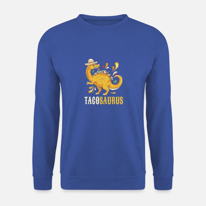 Mexican Taco Dinosaur - Unisex Sweatshirt - royal blue