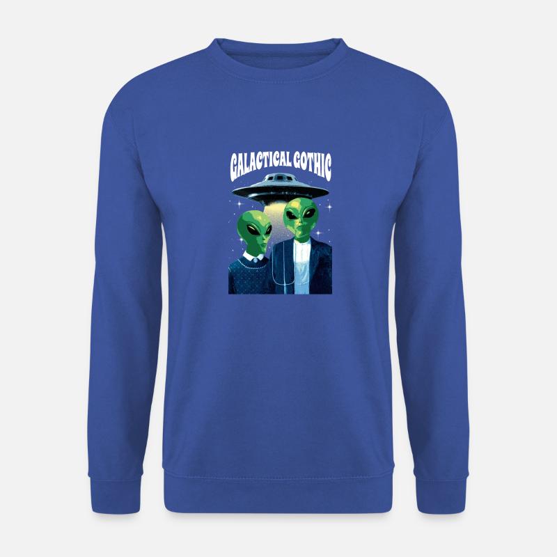 Außerirdisches Paar - Unisex Pullover - Royalblau