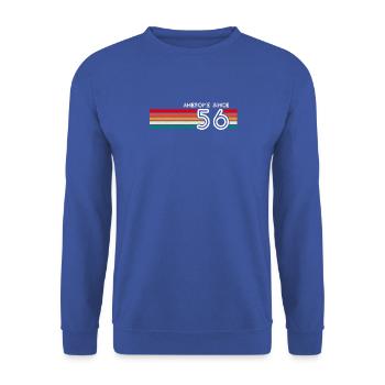 Génial depuis 1956 67e anniversaire Cadeaux 67 ans - Sweat-shirt Unisexe - bleu royal - Devant - Alina (178cm) & Michal (187cm)