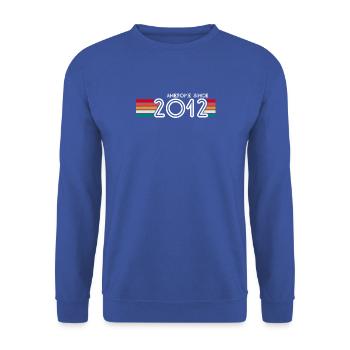 Awesome Since 2012 11th Birthday Gifts 11 Years - Unisex Sweatshirt - royal blue - Front - Alina (178cm) & Michal (187cm)