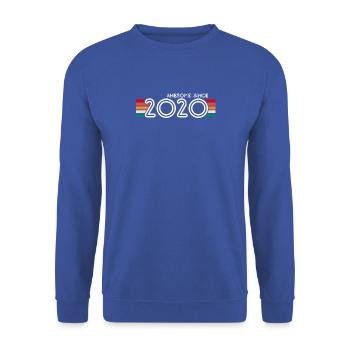 Awesome Since 2020 3rd Birthday Gifts 3 Years Old - Unisex Sweatshirt - royal blue - Front - Alina (178cm) & Michal (187cm)