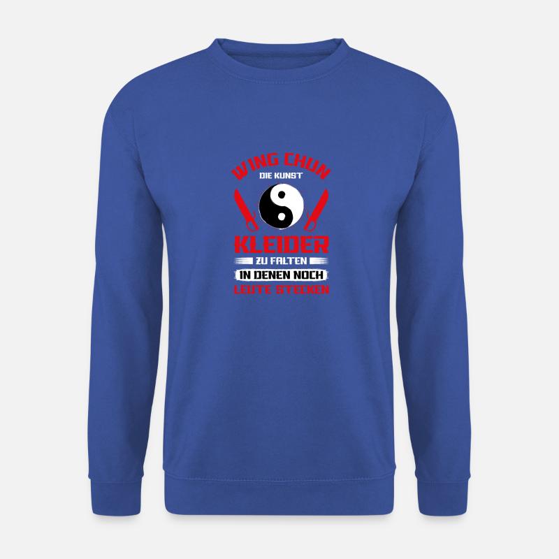 Kampfsport Kampfkunst Wing Chun - Unisex Pullover - Royalblau