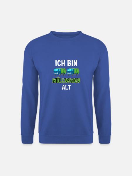 Müllmann Müllabfuhr Zweiter Geburtstag Müllauto - Unisex Pullover - Royalblau