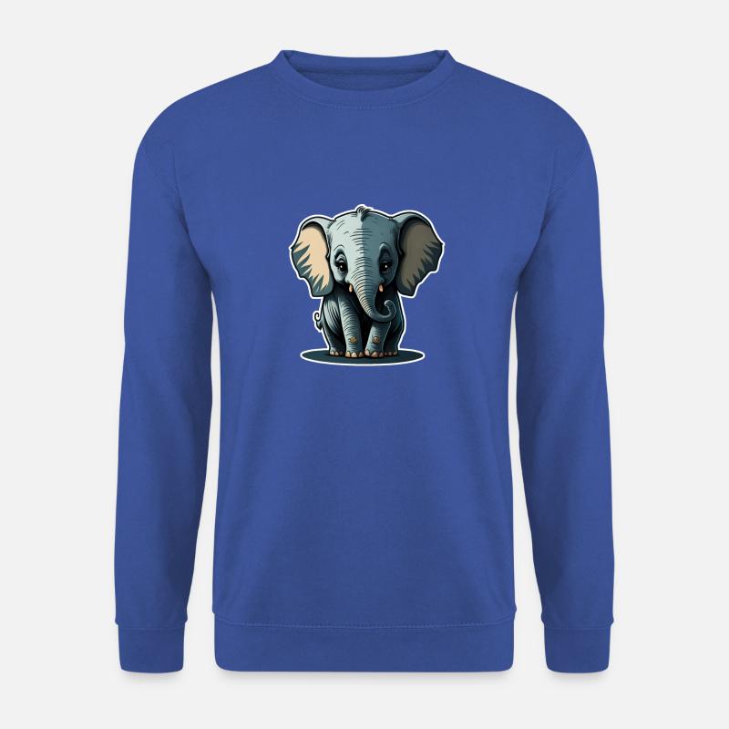 Mignon bébé éléphant éléphant - Sweat-shirt Unisexe - bleu royal