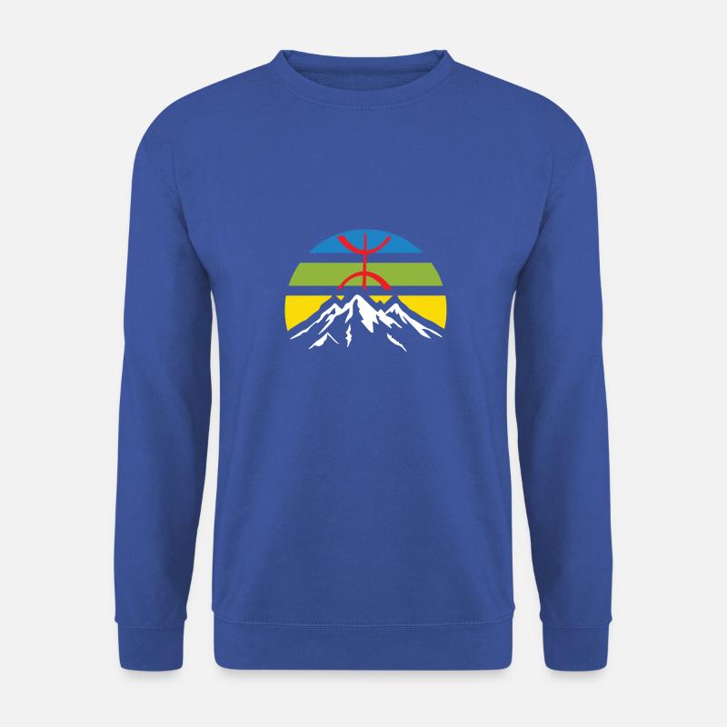 Die Berge von Djurdjura in der Kabylei - Unisex Pullover - Royalblau