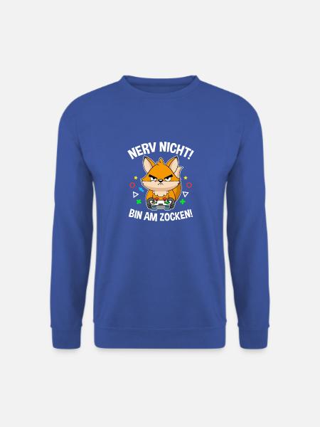 Controller Videospiel Zocker Gamer Computerspiel - Unisex Pullover - Royalblau