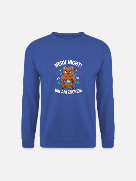 Controller Videospiel Zocker Gamer Computerspiel - Unisex Pullover - Royalblau