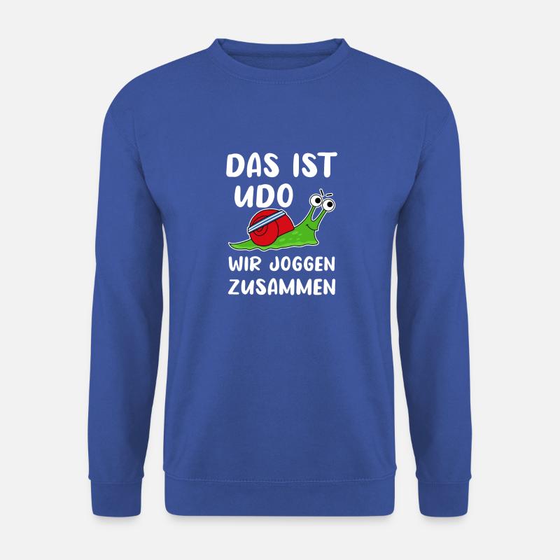 Das Ist Hildegard Wir Joggen Zusammen Laufsport - Unisex Pullover - Royalblau