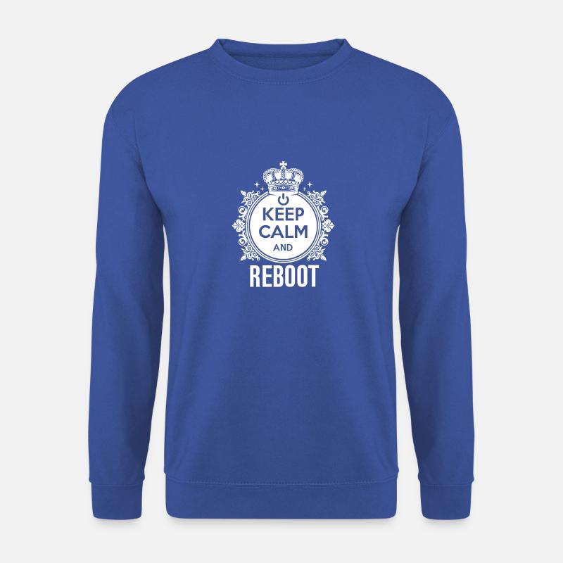 Keep Calm and Reboot - Unisex Sweatshirt - royal blue