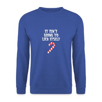 Il ne va pas se lécher le couple - Sweat-shirt Unisexe - bleu royal - Devant - Alina (178cm) & Michal (187cm)