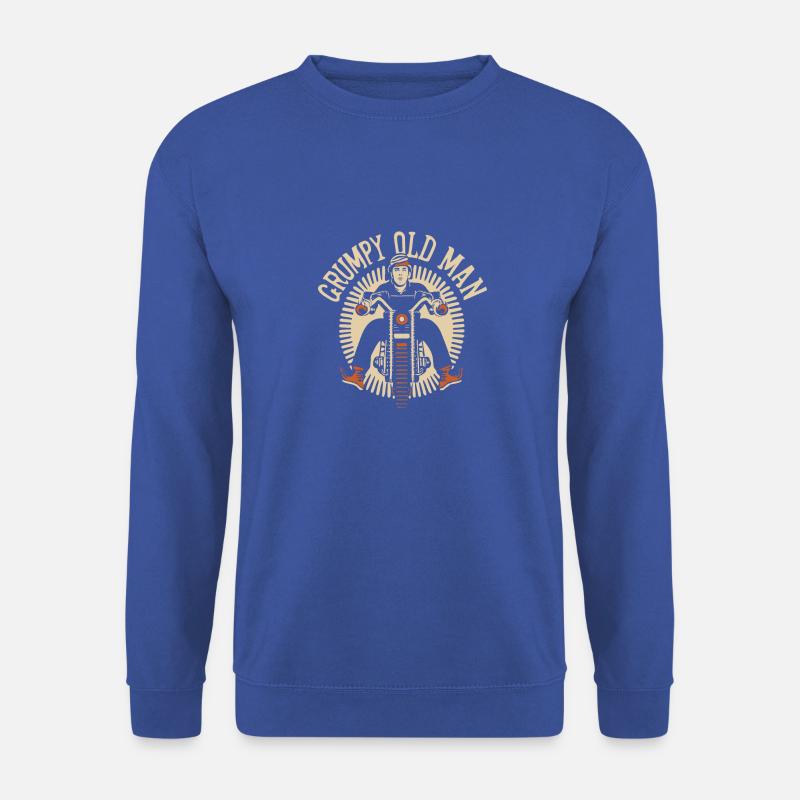 GRUMPY OLD MAN - Sweat-shirt Unisexe - bleu royal