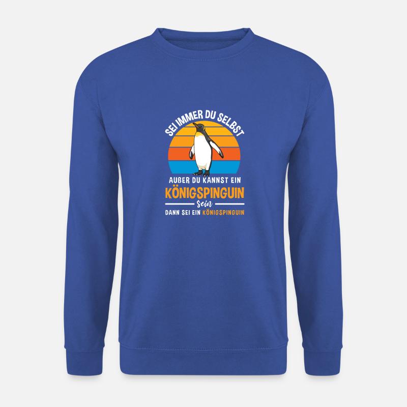Seevögel Tierwelt Königspinguin Pinguin - Unisex Pullover - Royalblau