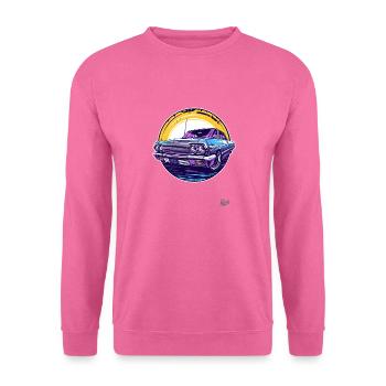 Klassischer Oldtimer: Lowrider-Legende - Unisex Pullover - Pink - Vorne