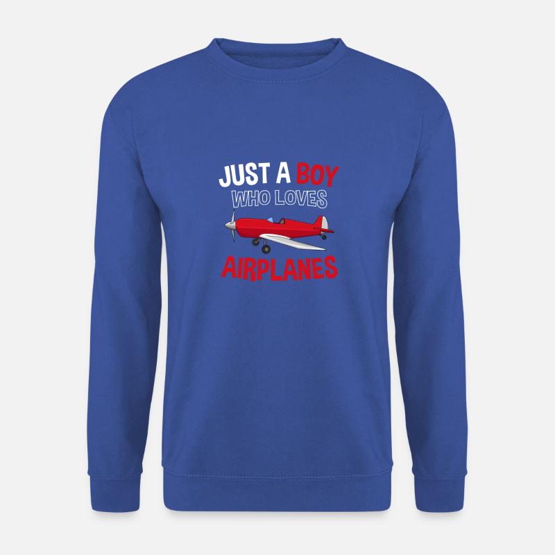 Pilot Flugzeugführer Kapitän Flugzeug Luftfahrt - Unisex Pullover - Royalblau