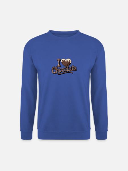 Chocolate Passion I Love Chocolate - Unisex Sweatshirt - royal blue
